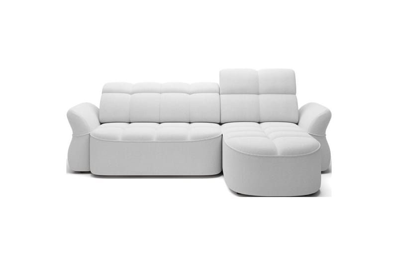 Sektionssofa Eltap Beneth 301x115x185 cm - Paolli 01 Hvid, Højre - Møbler - Sofaer - Sovesofaer