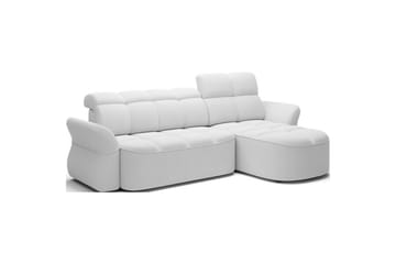 Sektionssofa Eltap Beneth 301x115x185 cm - Paolli 01 Hvid, Højre - Møbler - Sofaer - Sovesofaer