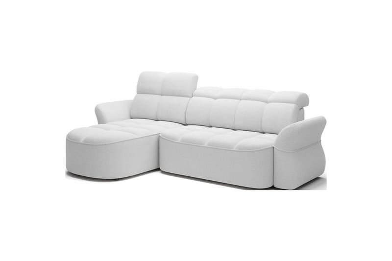 Sektionssofa Eltap Beneth 301x115x185 cm - Paolli 01 Hvid, Venstre - Møbler - Sofaer - Sovesofaer