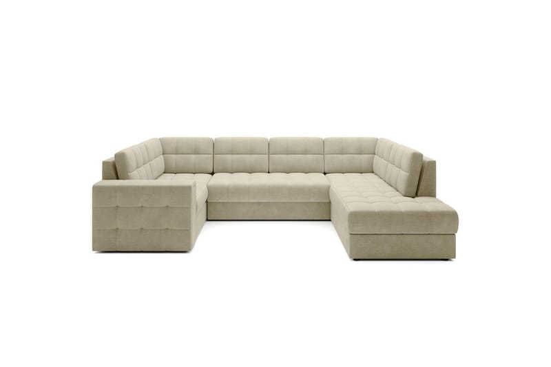 Sektionssofa Eltap Blewett 299x198x82 cm - Monolith 04, Beige, Højre - Møbler - Sofaer - Sovesofaer