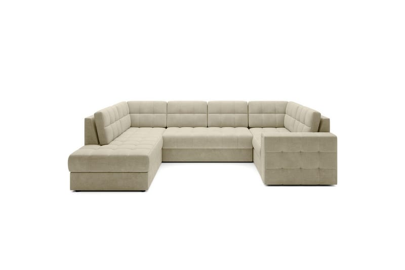 Sektionssofa Eltap Blewett 299x198x82 cm - Monolith 04, Beige, Venstre - Møbler - Sofaer - Sovesofaer