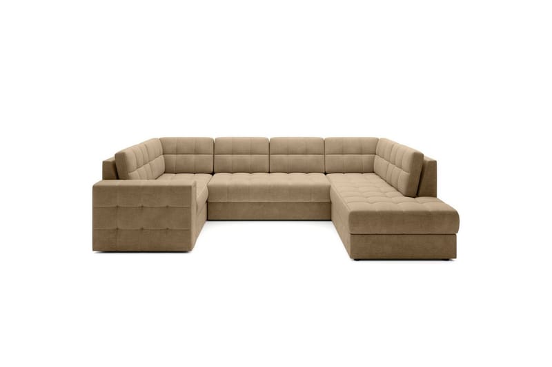 Sektionssofa Eltap Blewett 299x198x82 cm - Monolith 09, Mørk Beige, Højre - Møbler - Sofaer - Sovesofaer