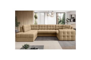 Sektionssofa Eltap Blewett 299x198x82 cm - Monolith 09, Mørk Beige, Venstre - Møbler - Sofaer - Sovesofaer