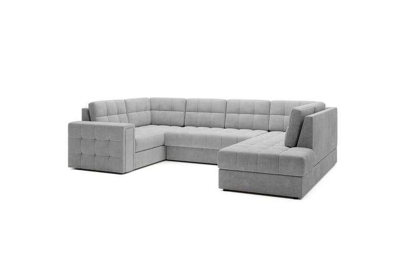 Sektionssofa Eltap Blewett 299x198x82 cm - Monolith 84, Lys Grå, Højre - Møbler - Sofaer - Sovesofaer