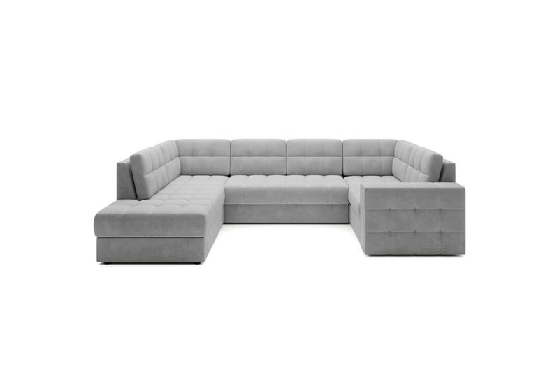 Sektionssofa Eltap Blewett 299x198x82 cm - Monolith 84, Lys Grå, Venstre - Møbler - Sofaer - Sovesofaer