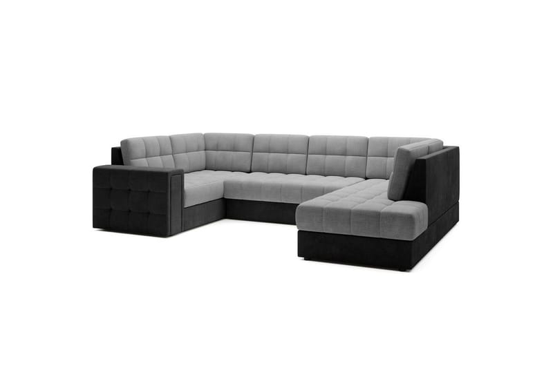 Sektionssofa Eltap Blewett 299x198x82 cm - Monolith 84, Monolith 97, Lys Grå, Mørk Grå, Højre - Møbler - Sofaer - Sovesofaer