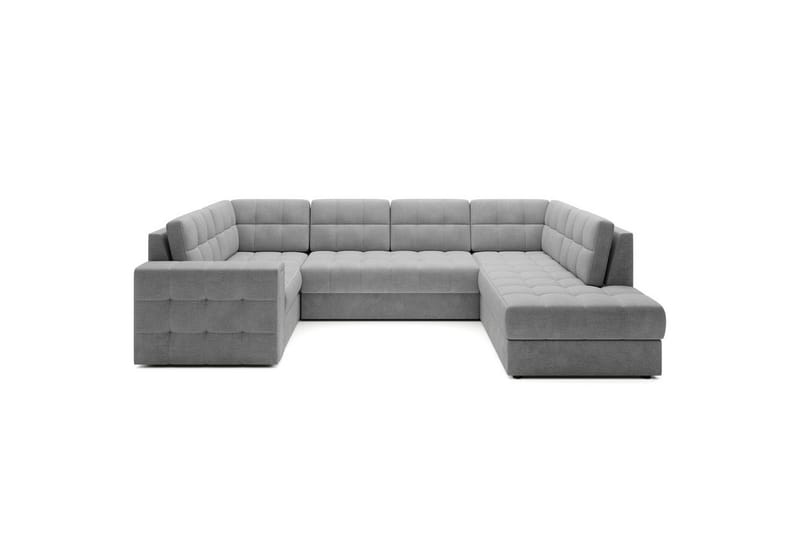 Sektionssofa Eltap Blewett 299x198x82 cm - Monolith 85, Grå, Højre - Møbler - Sofaer - Sovesofaer