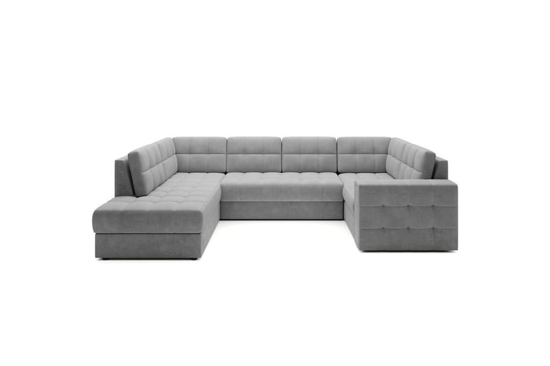 Sektionssofa Eltap Blewett 299x198x82 cm - Monolith 85, Grå, Venstre - Møbler - Sofaer - Sovesofaer