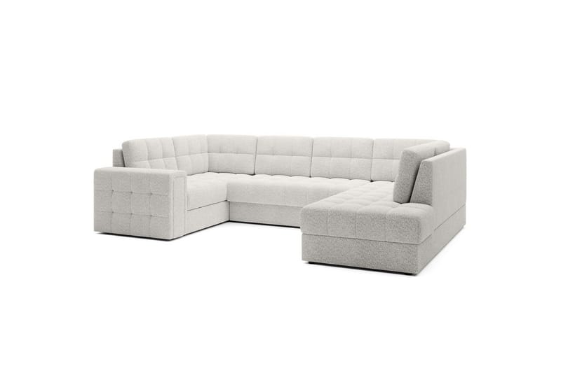 Sektionssofa Eltap Blewett 299x198x82 cm - Royal 01, Hvid, Højre - Møbler - Sofaer - Sovesofaer