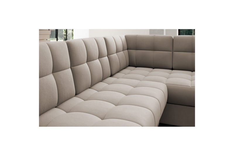 Sektionssofa Eltap Blewett 299x198x82 cm - Sola 18, Beige, Venstre - Møbler - Sofaer - Sovesofaer