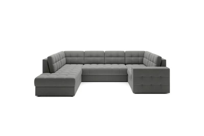 Sektionssofa Eltap Blewett 299x198x82 cm - Sola 4, Grå, Venstre - Møbler - Sofaer - Sovesofaer