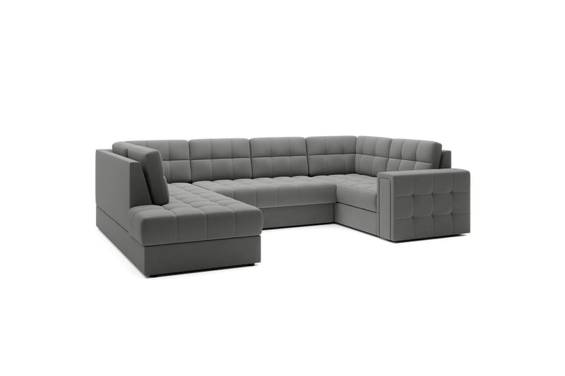 Sektionssofa Eltap Blewett 299x198x82 cm - Sola 4, Grå, Venstre - Møbler - Sofaer - Sovesofaer