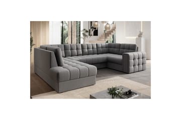 Sektionssofa Eltap Blewett 299x198x82 cm - Sola 4, Grå, Venstre - Møbler - Sofaer - Sovesofaer