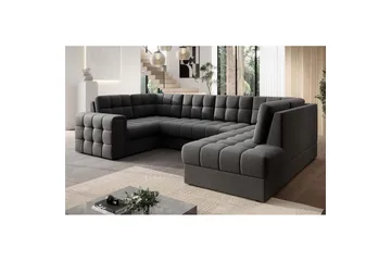 Sektionssofa Eltap Blewett 299x198x82 cm - Sola 6, Mørkegrå, Højre - Møbler - Sofaer - Sovesofaer