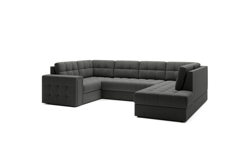 Sektionssofa Eltap Blewett 299x198x82 cm - Sola 6, Mørkegrå, Højre - Møbler - Sofaer - Sovesofaer