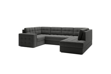 Sektionssofa Eltap Blewett 299x198x82 cm - Sola 6, Mørkegrå, Højre - Møbler - Sofaer - Sovesofaer