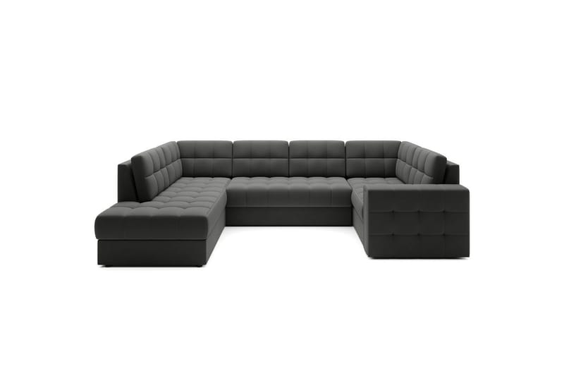 Sektionssofa Eltap Blewett 299x198x82 cm - Sola 6, Mørkegrå, Venstre - Møbler - Sofaer - Sovesofaer