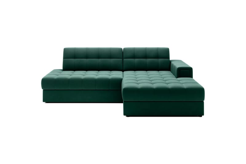 Sektionssofa Eltap Blezalt 240x150x82 cm - Lukso 35, Grøn, Højre - Møbler - Sofaer - Sovesofaer