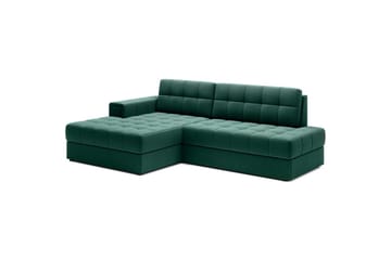 Sektionssofa Eltap Blezalt 240x150x82 cm - Lukso 35, Grøn, Venstre - Møbler - Sofaer - Sovesofaer