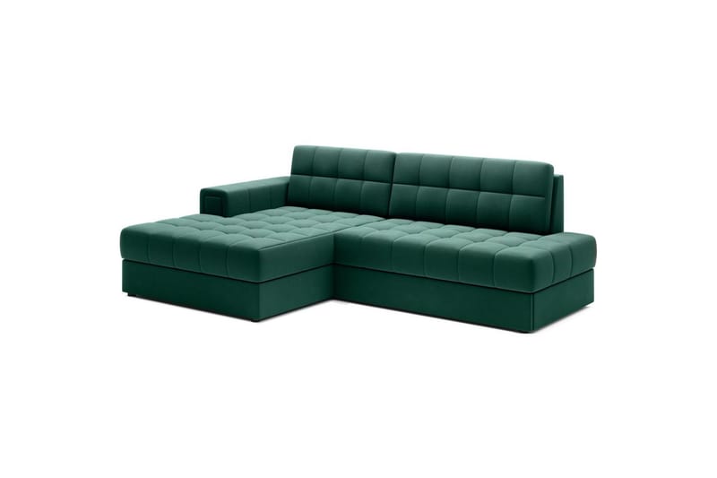 Sektionssofa Eltap Blezalt 240x150x82 cm - Lukso 35, Grøn, Venstre - Møbler - Sofaer - Sovesofaer