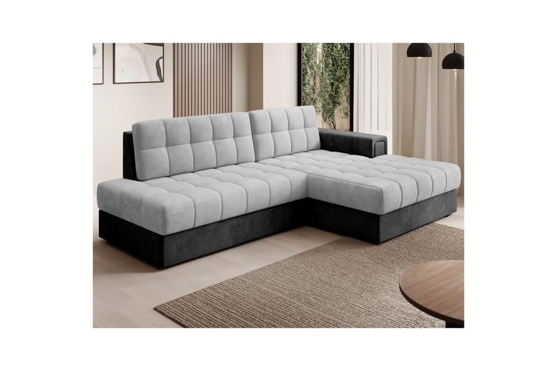 Sektionssofa Eltap Blezalt 240x150x82 cm - Monolith 84, Monolith 97, Lys Grå, Mørk Grå, Højre - Møbler - Sofaer - Sovesofaer