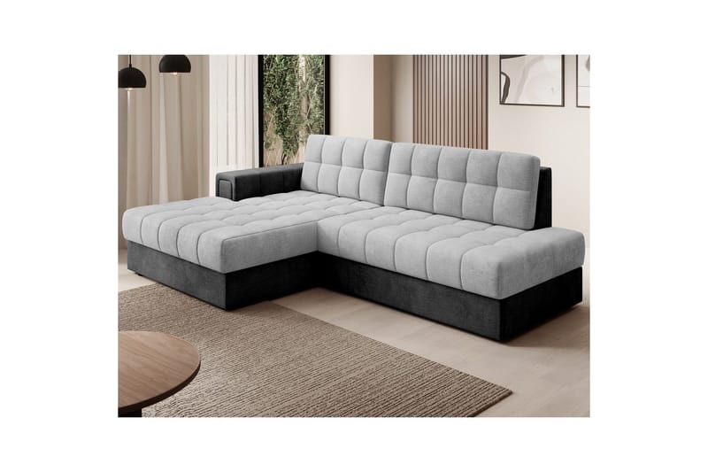 Sektionssofa Eltap Blezalt 240x150x82 cm - Monolith 84, Monolith 97, Lys Grå, Mørk Grå, Venstre - Møbler - Sofaer - Sovesofaer