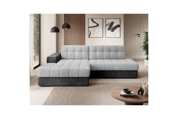 Sektionssofa Eltap Blezalt 240x150x82 cm - Monolith 84, Monolith 97, Lys Grå, Mørk Grå, Venstre - Møbler - Sofaer - Sovesofaer