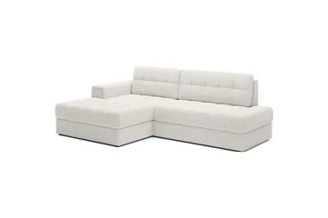 Sektionssofa Eltap Blezalt 240x150x82 cm - Royal 01, Hvid, Venstre - Møbler - Sofaer - Sovesofaer