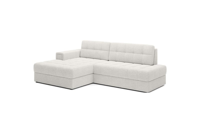 Sektionssofa Eltap Blezalt 240x150x82 cm - Royal 01, Hvid, Venstre - Møbler - Sofaer - Sovesofaer
