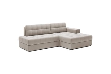 Sektionssofa Eltap Blezalt 240x150x82 cm - Sola 18, Beige, Højre - Møbler - Sofaer - Sovesofaer