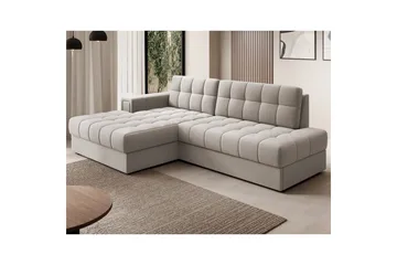 Sektionssofa Eltap Blezalt 240x150x82 cm - Sola 18, Beige, Venstre - Møbler - Sofaer - Sovesofaer