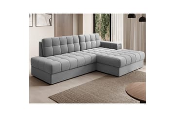 Sektionssofa Eltap Blezalt 240x150x82 cm - Sola 4, Grå, Højre - Møbler - Sofaer - Sovesofaer