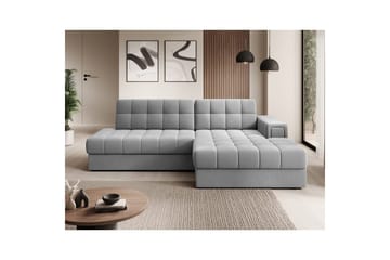 Sektionssofa Eltap Blezalt 240x150x82 cm - Sola 4, Grå, Højre - Møbler - Sofaer - Sovesofaer