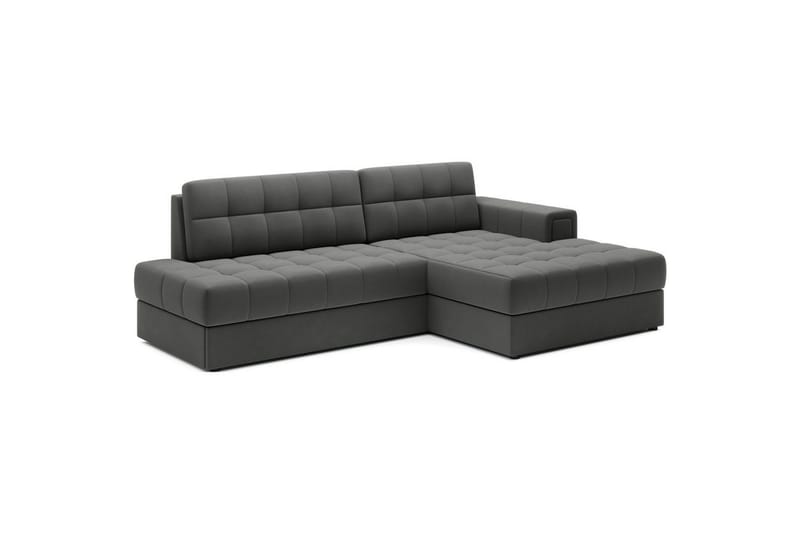 Sektionssofa Eltap Blezalt 240x150x82 cm - Sola 6, Mørkegrå, Højre - Møbler - Sofaer - Sovesofaer