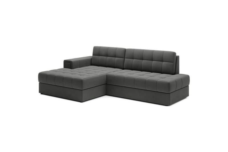 Sektionssofa Eltap Blezalt 240x150x82 cm - Sola 6, Mørkegrå, Venstre - Møbler - Sofaer - Sovesofaer