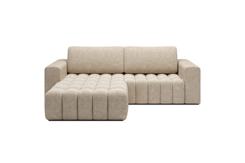 Sektionssofa Eltap Bonett 250x175x92 cm - Dora 21 Beige, Venstre - Møbler - Sofaer - Sovesofaer
