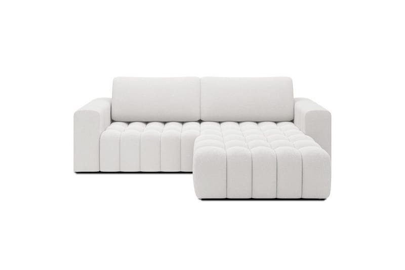 Sektionssofa Eltap Bonett 250x175x92 cm - Jaffray 01, Hvid, Højre - Møbler - Sofaer - Sovesofaer