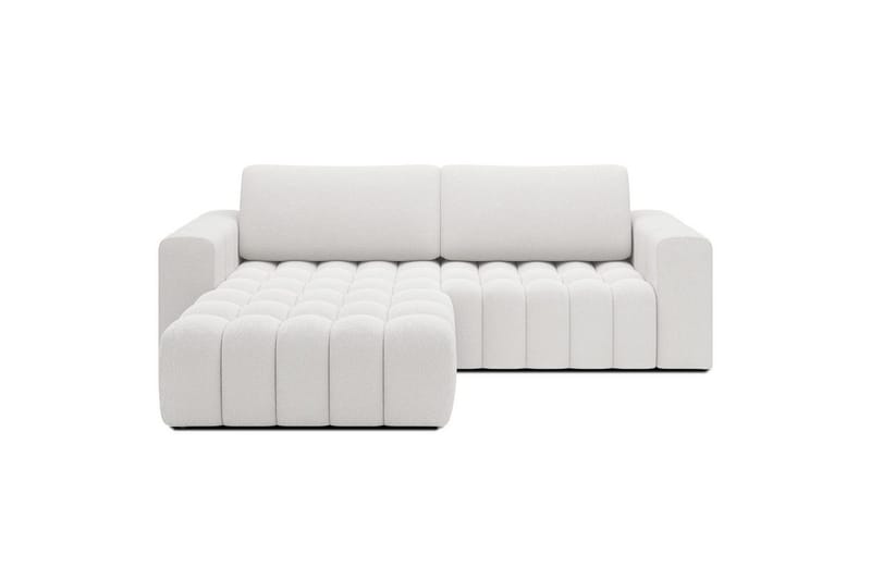 Sektionssofa Eltap Bonett 250x175x92 cm - Jaffray 01, Hvid, Venstre - Møbler - Sofaer - Sovesofaer