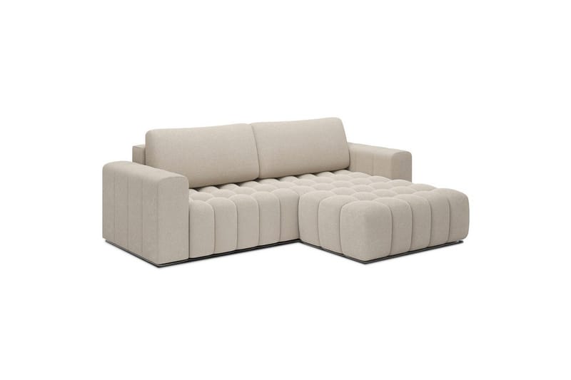 Sektionssofa Eltap Bonett 250x175x92 cm - Jaffray 18, Beige, Højre - Møbler - Sofaer - Sovesofaer
