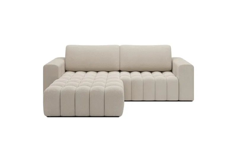 Sektionssofa Eltap Bonett 250x175x92 cm - Jaffray 18, Beige, Venstre - Møbler - Sofaer - Sovesofaer