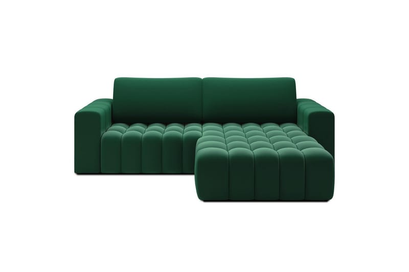 Sektionssofa Eltap Bonett 250x175x92 cm - Kronos 19, Mørkegrøn, Højre - Møbler - Sofaer - Sovesofaer