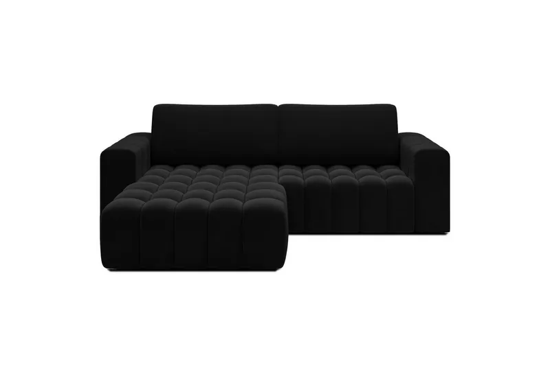 Sektionssofa Eltap Bonett 250x175x92 cm - Matt Velvet 99, Blå, Venstre - Møbler - Sofaer - Sovesofaer