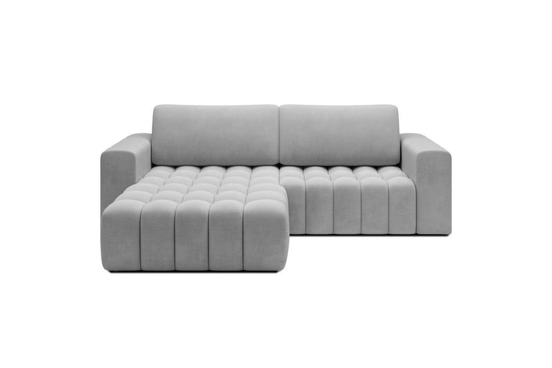 Sektionssofa Eltap Bonett 250x175x92 cm, Monolith 84, Lys Grå, Venstre