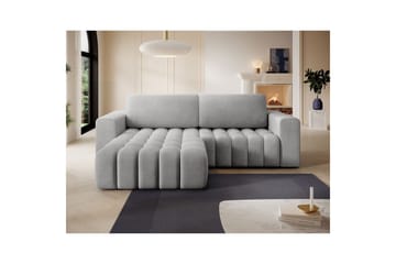 Sektionssofa Eltap Bonett 250x175x92 cm - Monolith 84, Lys Grå, Venstre - Møbler - Sofaer - Sovesofaer