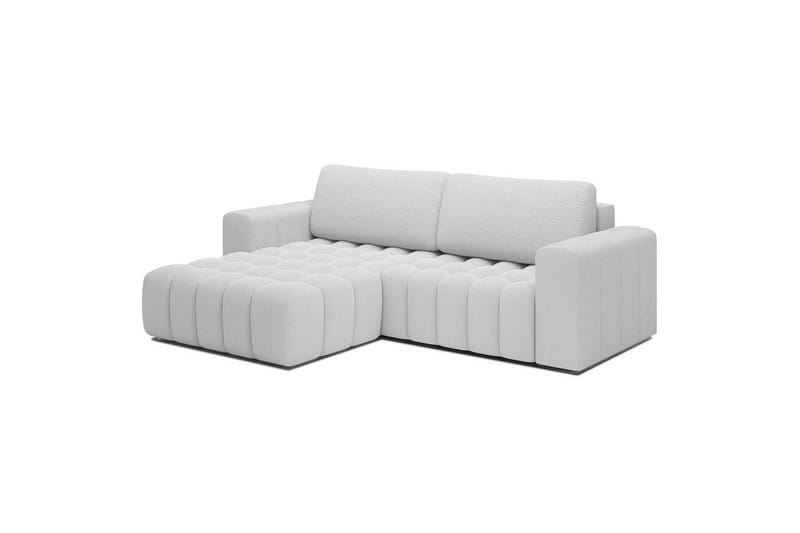 Sektionssofa Eltap Bonett 250x175x92 cm - Royal 01, Hvid, Venstre - Møbler - Sofaer - Sovesofaer