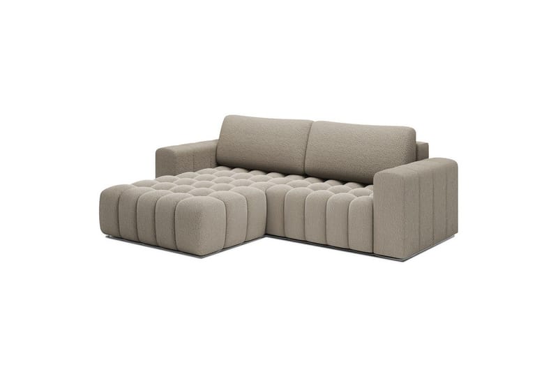 Sektionssofa Eltap Bonett 250x175x92 cm - Royal 20, Beige, Venstre - Møbler - Sofaer - Sovesofaer