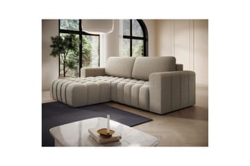 Sektionssofa Eltap Bonett 250x175x92 cm - Royal 20, Beige, Venstre - Møbler - Sofaer - Sovesofaer