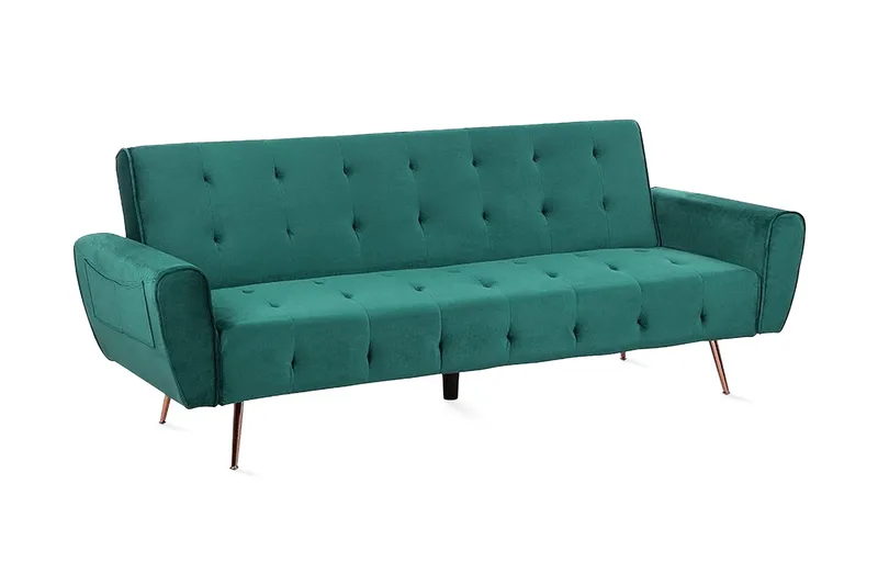 Selnes sovesofa 212 cm, Grøn