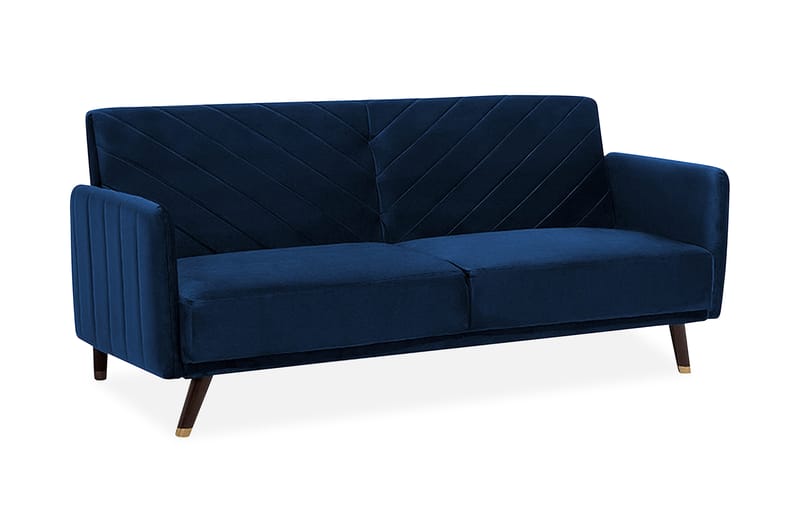 Senja sovesofa 200 cm - Blå - Sovesofaer - 3 personers sovesofa