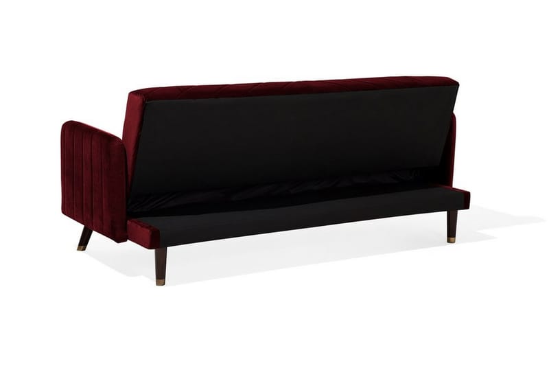 Senja sovesofa 200 cm - Rød - Sovesofaer - 3 personers sovesofa